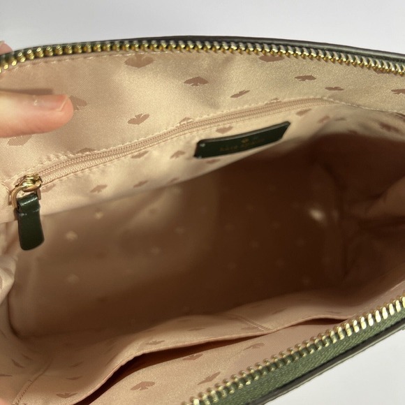 Kate Spade New York Patterson Drive Spruce Green Medium Dome Purse Bag Leather - Picture 10 of 11